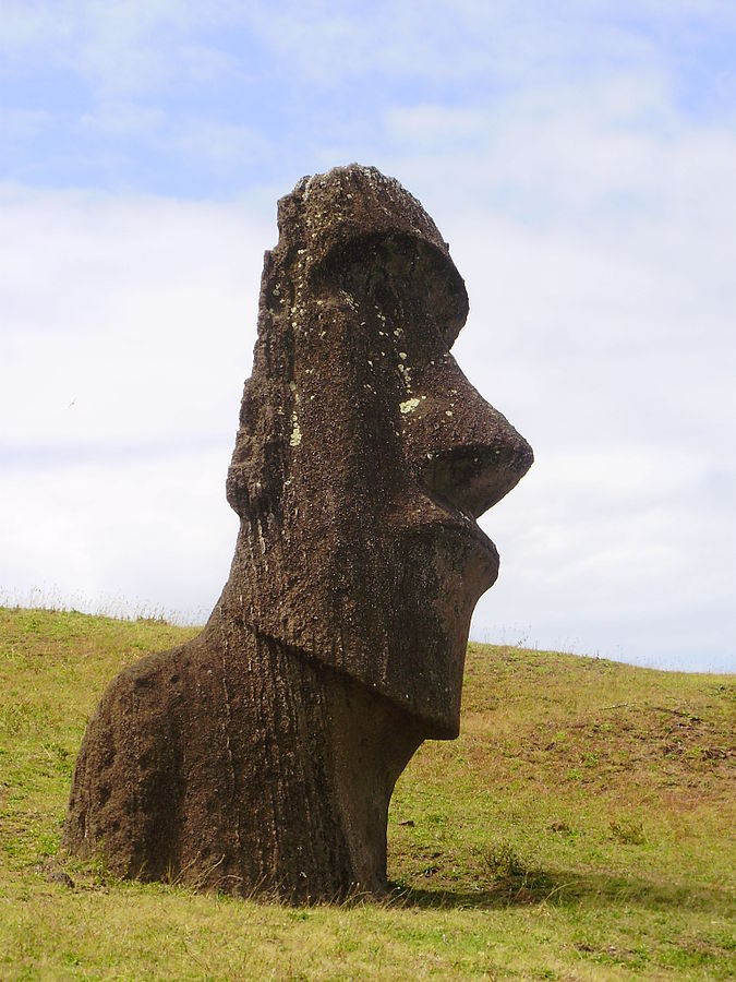 The religious leaders of Rapa Nui (Easter Island) thought they had the Law of Attraction all figured out. It didn't turn out too well for them. Photo credit 675px-Moái_de_Rano_Raraku,_en_Isla_de_Pascua, Wikimedia Commons.