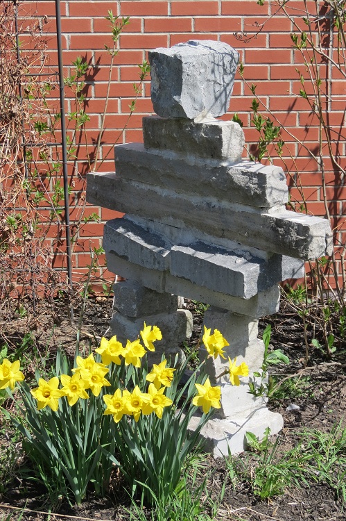 Inuksuit have long served to aid full remembrance in Canada's Far North. Photo credit JAT 2015